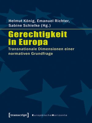 cover image of Gerechtigkeit in Europa
